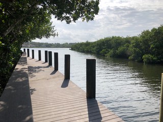 Dock by the waterside 