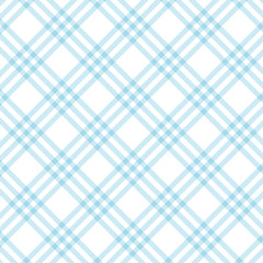Checkered blue and white check pattern background,vector illustration,Gingham