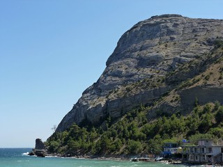 Koba-Kaya, also known as Orel, is a rocky mountain on the southeastern coast of the Crimean...