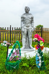 Monument to those killed in the war of 1941-1945. Western Siberia