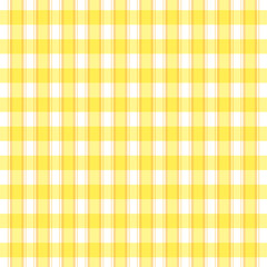Checkered yellow and white check pattern background,vector illustration,Gingham