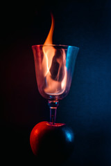 glass of fire