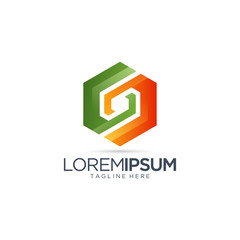 Abstract Colorful Logo Vector Template