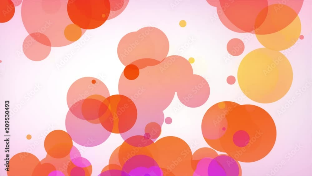 Poster dynamic flowing liquid bubble shapes motion graphic elements. circles fluid gradient motion backgrou