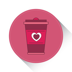 Coffee or tea paper cup