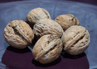 Inshell walnuts proper natural nutrition.