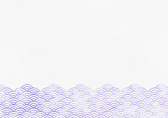 Fototapete 背景 青海波 波 海 伝統 模様 和風 和柄 図案 壁紙 素材 テクスチャー 茶 ブラウン Wdw