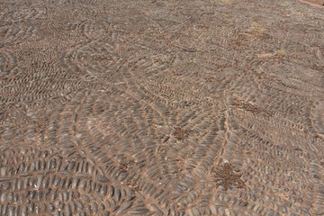  Stone art on the walkaway