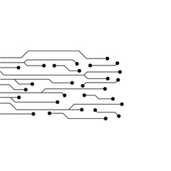 Circuit illustration design vector symbol logo