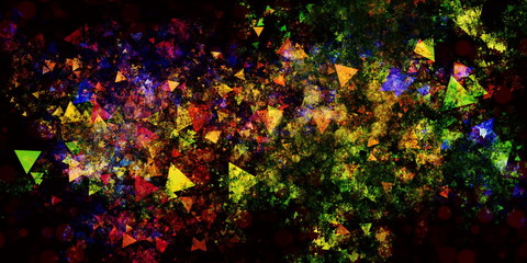 Obraz na płótnie Canvas Colorful Explosion Grunge Abstract Background