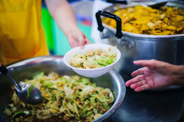 Homelessness and hunger : helping by donating food to the poor