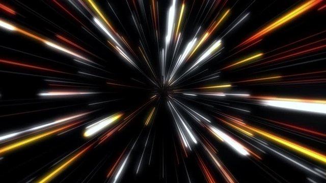 Abstract star burst in dark universe space. interstellar concept. 3d rendering.