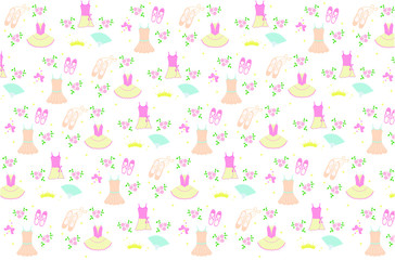 バレエの背景素材