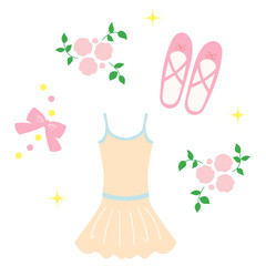 バレエモチーフの挿絵イラスト