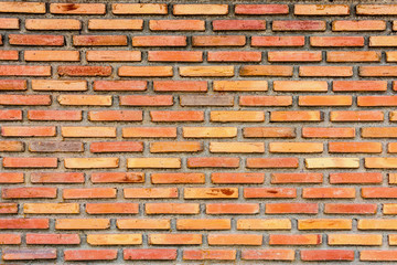 old red brick wall background