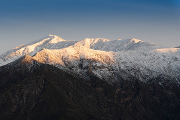 San Gabriel Mountains after a Winter Storm