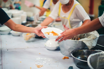 The way of life for the needy to get free food from the compassionate: the concept of food sharing