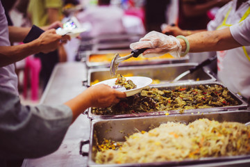 Providing free charity food to needy people: the idea of donating food