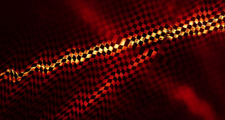 Expressive abstract background, stylized similar to the checkered flag. With beautiful reflections of light. For the design in racing cars, rally, speed, competition, championship.