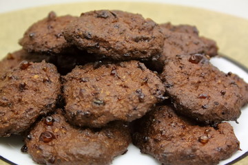 homemade bran biscuits with lemon