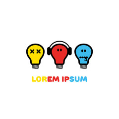 Light bulbs logo