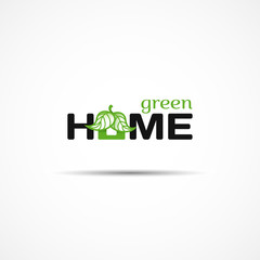 Green home logo