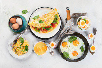 Cooked egg dishes