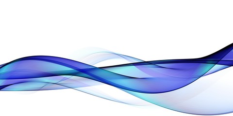 Naklejka premium Color light blue abstract waves design