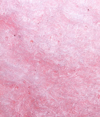 Red cotton candy as an abstract background