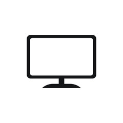 television icon flat design. vector illustration
