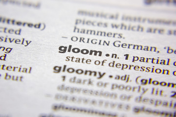 Word or phrase Gloom in a dictionary.