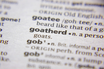 Word or phrase Goatherd in a dictionary.