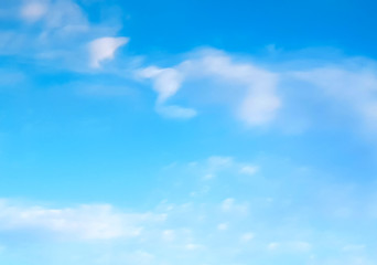 blue sky with beautiful natural white clouds	