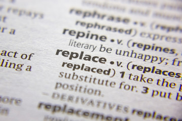 Word or phrase Replace in a dictionary.