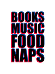 3D Books Music essen hunger