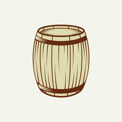 WOODEN BARREL VECTOR