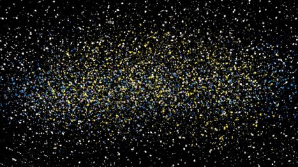 abstract with full colors on background