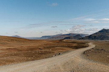 Fototapeta na wymiar Wide an natural landscape in Iceland