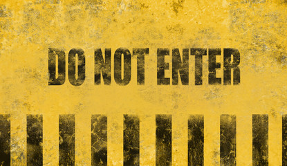 do not enter background