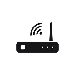 Wifi Router Icon Design. Vector Illustration 