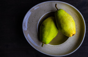 Organic ripe pear