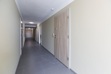 interior of the apartment without decoration