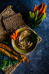 Traditional dish hummus