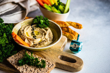 Traditional dish hummus