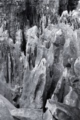 Fototapeta na wymiar Bizarre sandstone formation in the Lebanon mountains