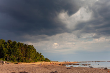 East coast Gulf of Riga, Baltic sea.