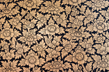 Thai pattern in the temple thailand.