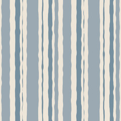 Pastel color striped watercolor brush seamless pattern
