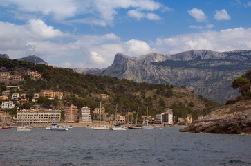 Fototapeta na wymiar Beautiful sea landscape in Majorca.