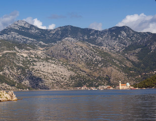 The coast of Montenegro. Summer landscape.	